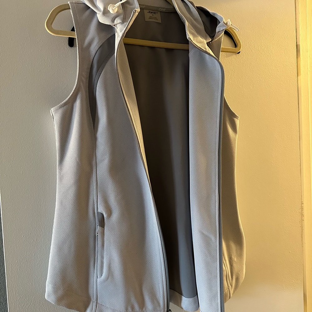 Jofit Gray Hooded Vest